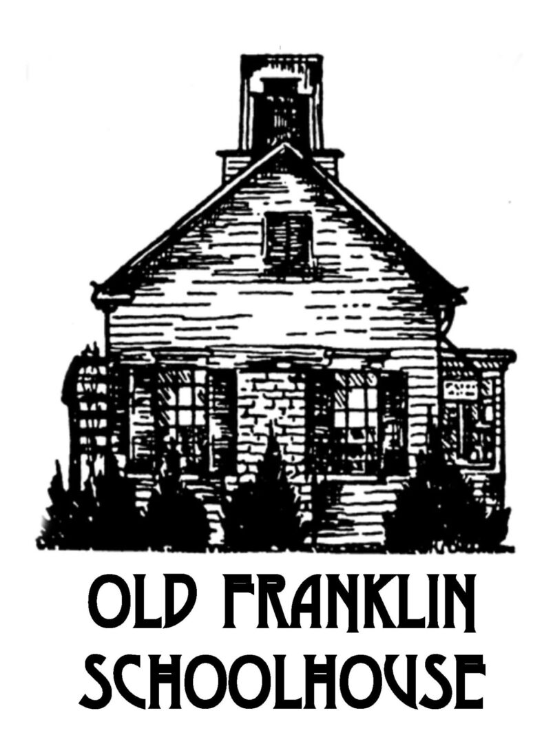 Old Franklin Schoolhouse logo in black color