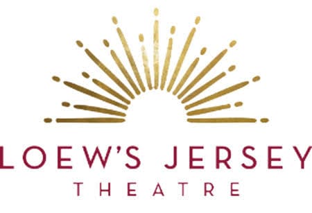 Loew's Jersey Theatre gold sunburst logo